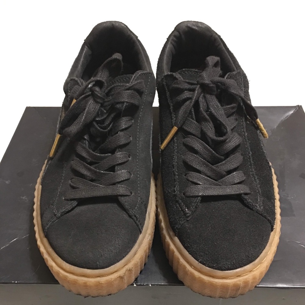 Fenty X Puma by Rihanna black suede creepers
